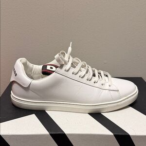 DSQUARED2 Men's White Leather Sneakers